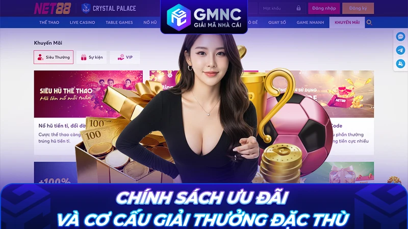 Chính sách ưu đãi và cơ cấu giải thưởng đặc thù
