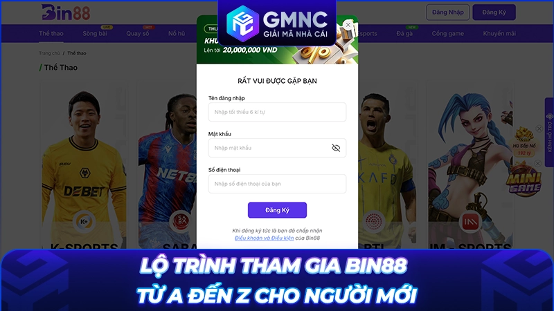 Lộ trình tham gia BIN88 từ A đến Z cho người mới