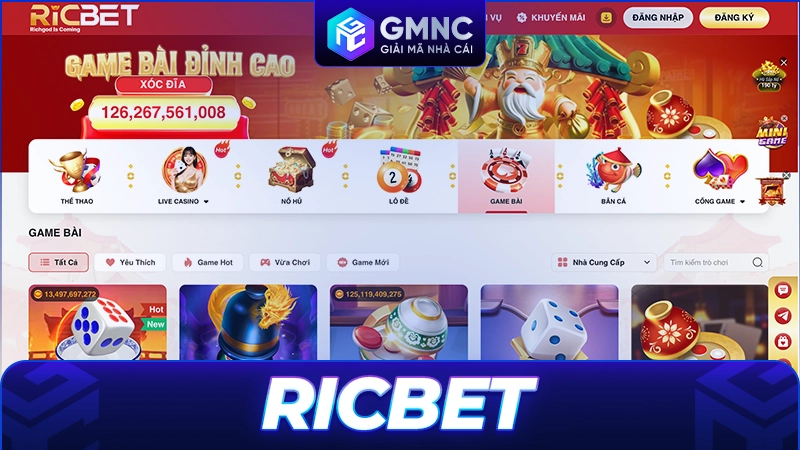 Đánh giá chi tiết về hệ thống cá cược trực tuyến Ricbet